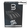 image:imageL3  Level 3 Croc Hair Clips  4 Pack Hair Clip Set for Hair Styling