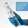 image:imageL3 Beveled Spray Bottle  Continuous Spray with a Fine Mist Pattern  Barber and Hair Stylist Supplies  Less Hand Fatigue Compared to Standard Bottles  Level Three Barber Spray  300 ml BlackClear