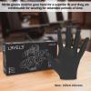 image:imageL3 Level 3 Nitrile Gloves  Professional Heavy Duty Disposable Gloves  Latex Free  Fits Snug  Box of 100Black