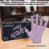 image:imageL3 Level 3 Nitrile Gloves  Professional Heavy Duty Disposable Gloves  Latex Free  Fits Snug  Box of 100Lavender