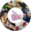 image:imageL3 Level 3 Nitrile Gloves  Professional Heavy Duty Disposable Gloves  Latex Free  Fits Snug  Box of 100Lavender