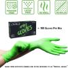 image:imageL3 Level 3 Nitrile Gloves  Professional Heavy Duty Disposable Gloves  Latex Free  Fits Snug  Box of 100Lime