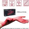 image:imageL3 Level 3 Nitrile Gloves  Professional Heavy Duty Disposable Gloves  Latex Free  Fits Snug  Box of 100Red