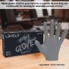 image:imageL3 Level 3 Nitrile Gloves  Professional Heavy Duty Disposable Gloves  Latex Free  Fits Snug  Box of 100Silver