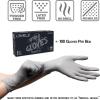 image:imageL3 Level 3 Nitrile Gloves  Professional Heavy Duty Disposable Gloves  Latex Free  Fits Snug  Box of 100Silver
