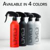 image:imageL3 Level 3 Rubberized Spray Bottle  Precise Action Mist Bottle for Effortless Hair Styling  Rubber Grip for Total ControlRed