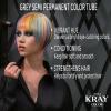 image:imageL3  Level 3 Kray Semi Permanent Hair Color  Semi Permanent Hair Dye with Aloe Vera  Light BlueGrey