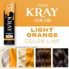 image:imageL3  Level 3 Kray Semi Permanent Hair Color  Semi Permanent Hair Dye with Aloe Vera  Light BlueLight Orange