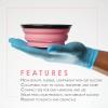 image:imageL3  Level 3 Collapsible Tint Bowl  Use for Mixing Dying and All Coloring Needs  Resistant to Bleach and Chemicals  Compact Size for Easy Use BlackPink