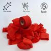 image:imageL3  Level 3 Neck Paper  Disposable and Flexible Neck Strips  Barber and Hair Stylist Supplies  SelfAdheres to Neck  PreCut and Easy to Use  5 Rolls 100each BlackRed