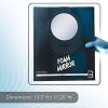 image:imageL3 Foam Mirror  Premium Quality Glass  Use for Hair Cuts and Shaving  Elegant and Stylish Design  Slim and Shockproof  Self Cut Mirror