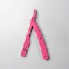image:imageL3 Straight Razor Holder  Excellent Grip and Control  Precision Shaving Control  Level Three Straight Razor Holder WhitePink