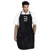 image:imageL3  Level 3 Black Apron Hair Apron for Hair Stylist  Universal Size Fits Men and Women  Level Three Barber Apron