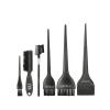 image:imageL3  Tint Brush Set  Professional and Elegant Design  Use for Dye Tint and Color Needs  Comfortable and Polished Handle  Level Three Hair Color Brush  6pc