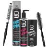 image:imageL3 Level 3 Hair Serum Round Brush Set Styling Powder amp Hair Spray Kit  Repairs your Damaged Hair  Softens and Smoothing  Easy to Apply with No Oil or Greasy Residue  Professional Design