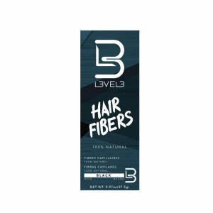 image:imageL3 Hair Fibers  Cover Bald Spot or Thinning Hair  Natural Looking Finish  Instant Grey Coverage and Thicker Hair BlackBlack