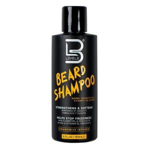 image:imageL3 Level 3 Beard Shampoo  Cleanse and Nourish Your Facial Hair  Softens and Tames Frizzy Beards5 Fl Oz Pack of 4