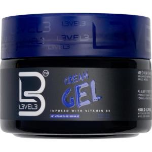 image:imageL3 Level 3 Cream Gel  Provides Volume and Medium Hold  With Vitamins to Nourish and Protect Hair Level Three Mens Hair Styling Cream 500 ML MediumSmall Cream Gel