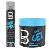 image:imageL3  Level 3 Hair Gel amp Hair Spray Kit  Super Strong Hold  Flake Free  Long Lasting Shine  Great for Men and Women  Strong Hold Hair Spray Hair Gel amp Hair Spray