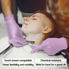 image:imageL3 Level 3 Nitrile Gloves  Professional Heavy Duty Disposable Gloves  Latex Free  Fits Snug  Box of 100Purple
