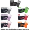 image:imageL3 Level 3 Nitrile Gloves  Professional Heavy Duty Disposable Gloves  Latex Free  Fits Snug  Box of 100Purple